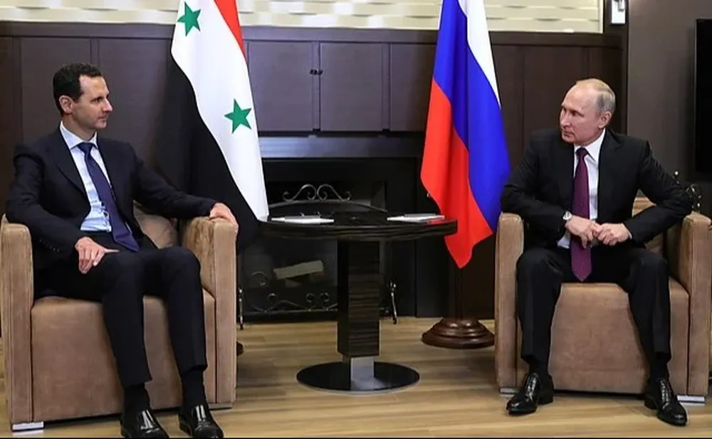 Bashar al Asad junto a Vladimir Putin en una reunión celebrada tiempo atrás