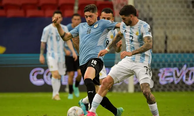 Federico Valverde de la selección uruguaya
