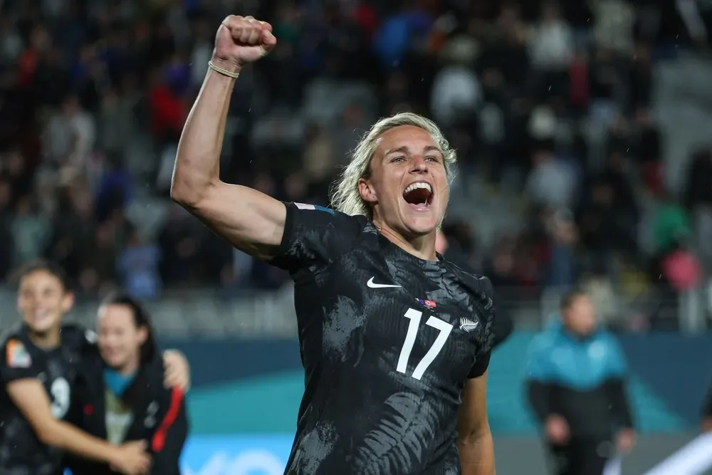 Hannah Wilkinson, autora del primer gol del Mundial