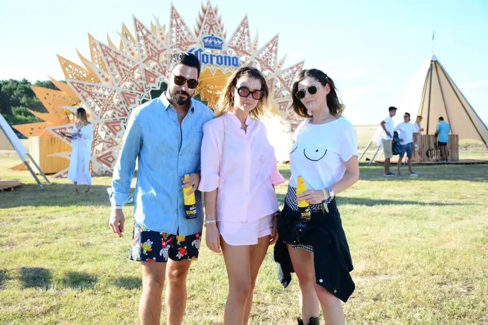 Tomas Eurnekian, Angie Landaburu y Roma Mossdien