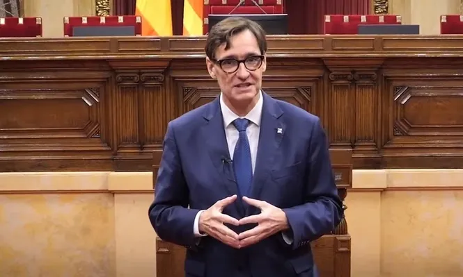 El primer secretario del PSC y líder de la oposición en Catalunya, Salvador Illa.