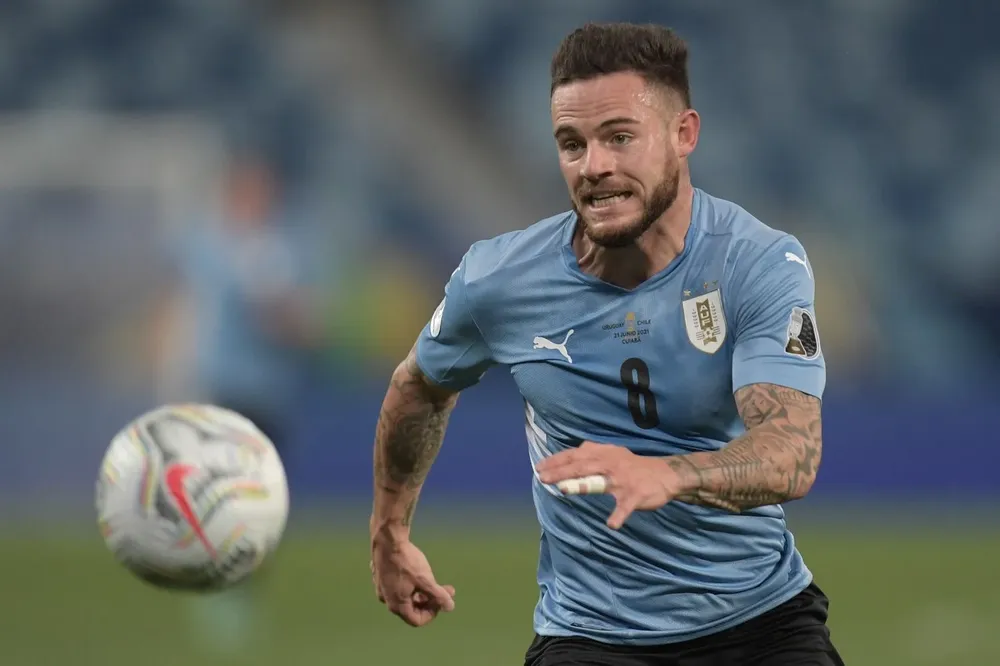 Nahitan Nández está haciendo una buena Copa América con Uruguay
