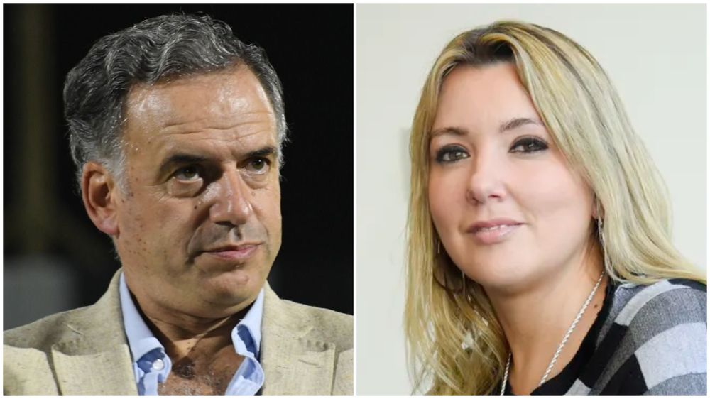 Yamandú Orsi y Valeria Ripoll