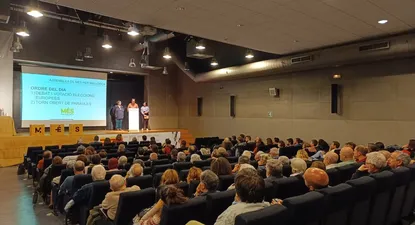 Asamblea de MÉS per Mallorca en la que se ha dedidido la candidatura con la que concurrirán a las europeas.