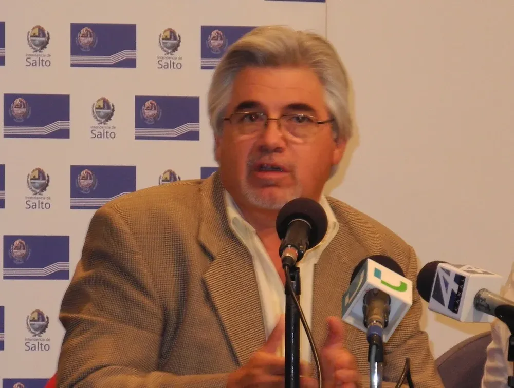 El ministro en una conferencia reciente en Salto