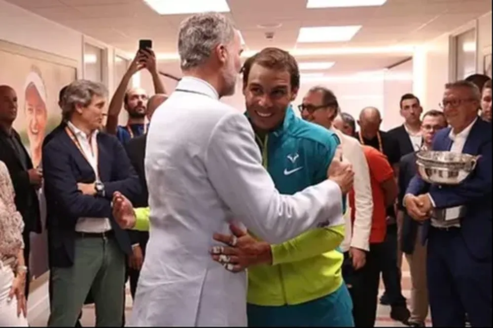 El Rey Felipe VI felicita a Nadal
