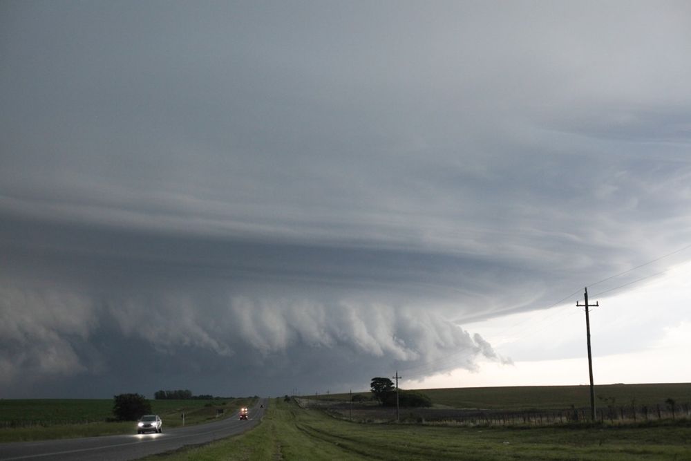 Chacras con daños totales o parciales tras una turbonada que se trasladó sobre zonas de Río Negro y Paysandú.