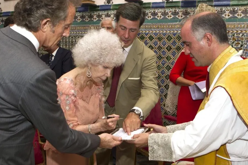 La Duquesa de Alba contrajo matrimonio este miércoles