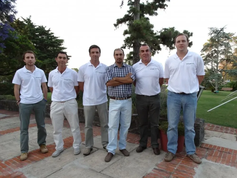 Hernán Gotta, Nicolás Faggi, José Luis Inciarte, Diego Álvarez, Osvaldo Passarela y Esteban Manasliski.
