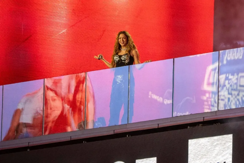 Shakira en Times Square