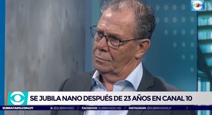Nano Folle se despide de Subrayado de Canal 10