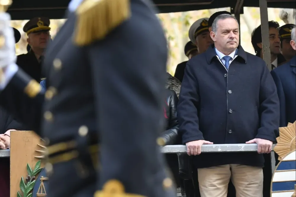 Álvaro Delgado en el acto de la Jura de la Constitución
