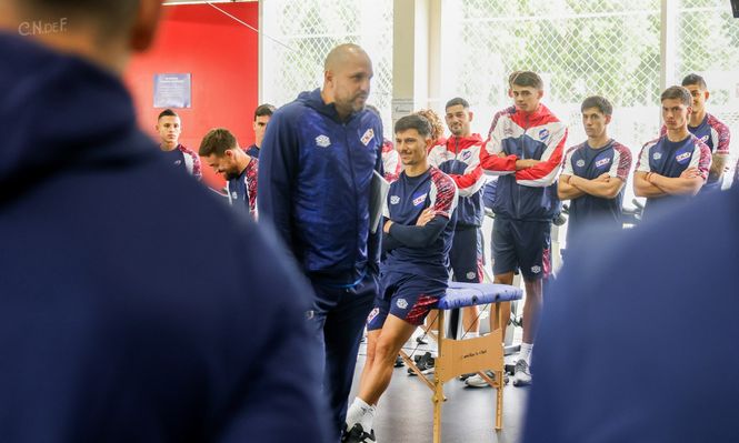 Jadson Viera en la pretemporada 2026 de Nacional