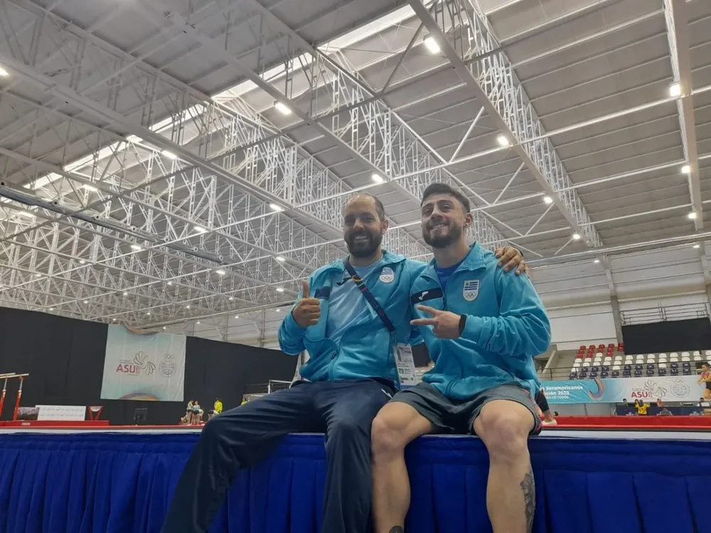 Mario Martínez y Víctor Rostagno en Asunción