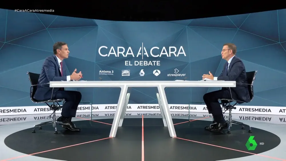 Debate entre Pedro Sánchez y Alberto Núñez Feijóo
