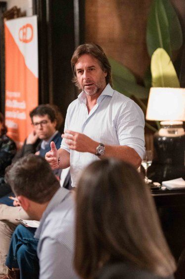 Curso de Luis Lacalle Pou en el Centro de Estudios para el Desarrollo (CED)