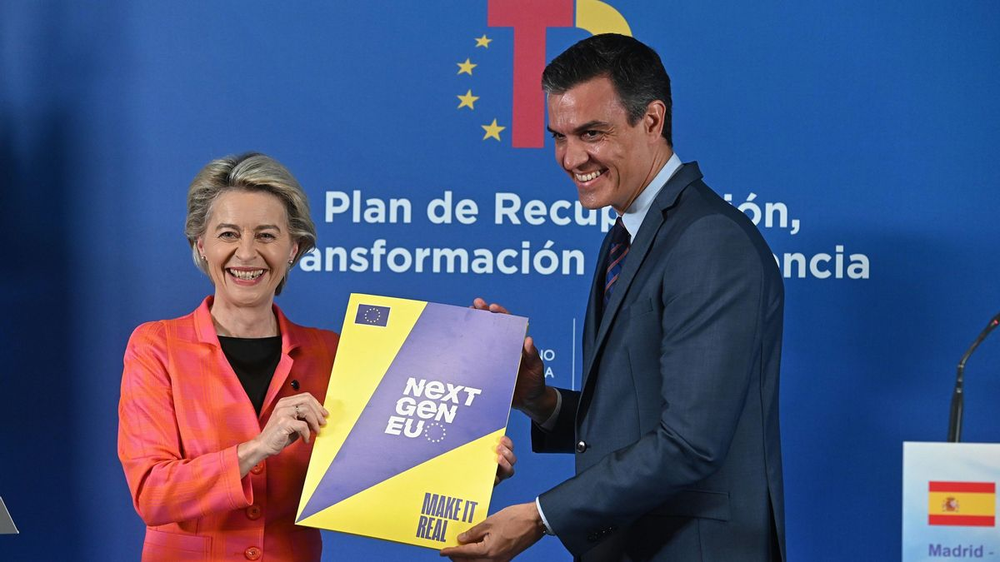 Úrsula von der Leyen y Pedro Sánchez
