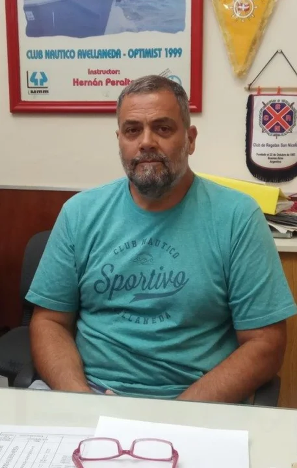Pablo Creolani, el presidente del Club N&aacute;utico Sportivo Avellaneda