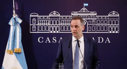 Manuel Adorni, vocero presidencial