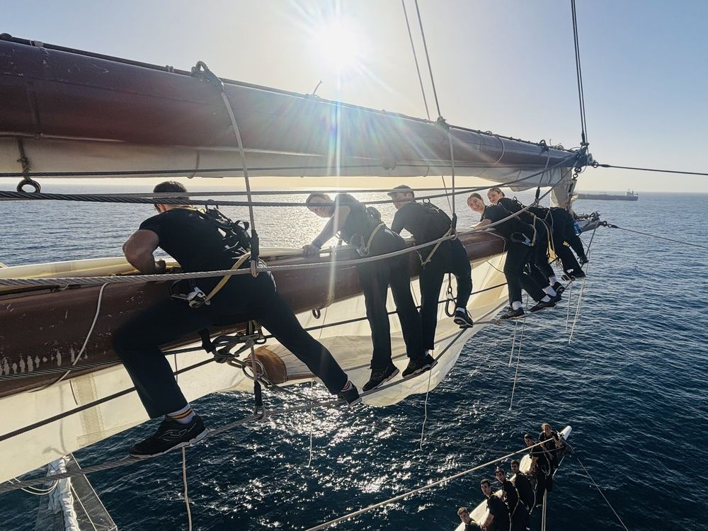 La princesa Leonor en el buque escuela de la Armada Juan Sebastián de Elcano. CASA REAL