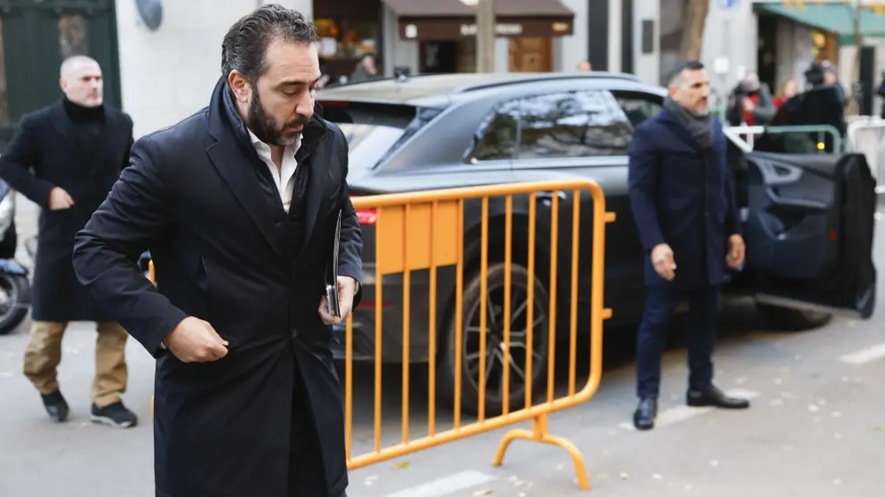 Víctor de Aldama llega a declarar ante la justicia.