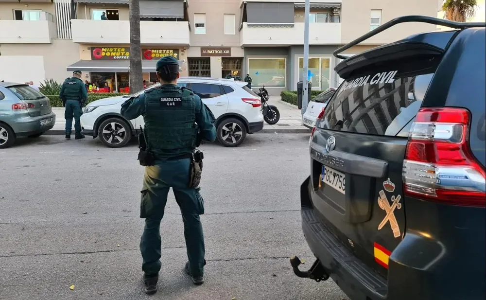 Operativo policial en Marbella