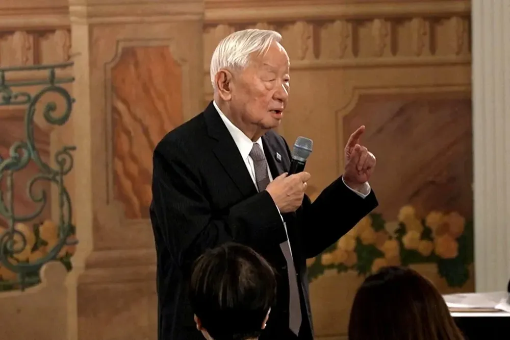 Morris Chang fue el enviado del gobierno de Taiwán al encuentro de APEC en San Francisco.