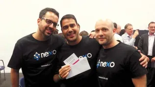 Ignacio Talavera , Rodrigo Silva y Alvaro Rettich, integrantes de Nexo Salud