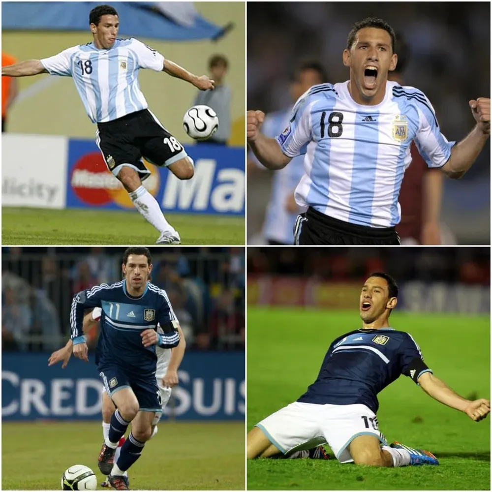 Maximiliano Rodríguez jugó tres mundiales con la selección de Argentina