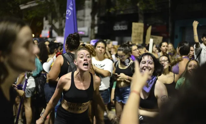 La marcha del 8M en 2020.