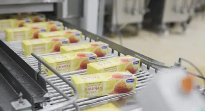 Producción de helados en Conaprole.