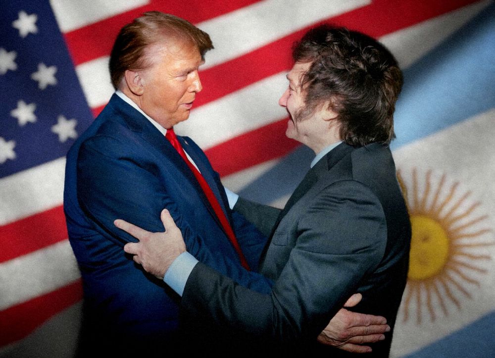 El presidente argentino felicitó al ex presidente norteamericano por su regreso a la Casa Blanca.