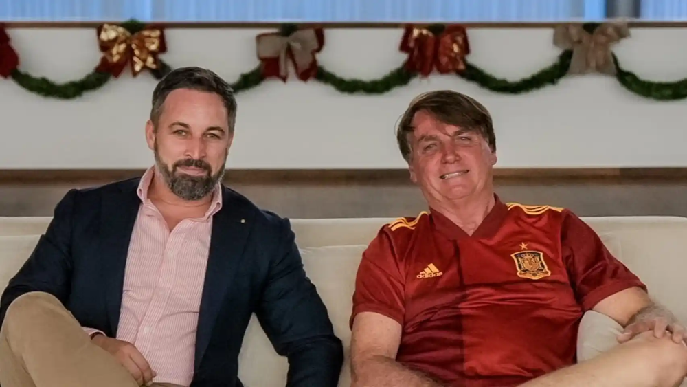 Jair Bolsonaro y Santiago Abascal