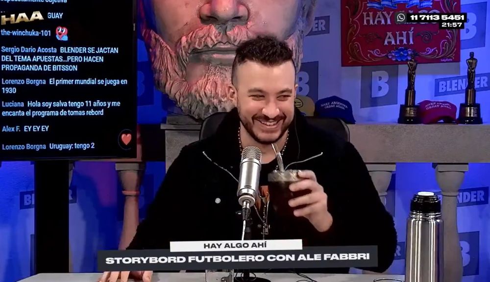 Tomás Rebord en Hay algo ahí