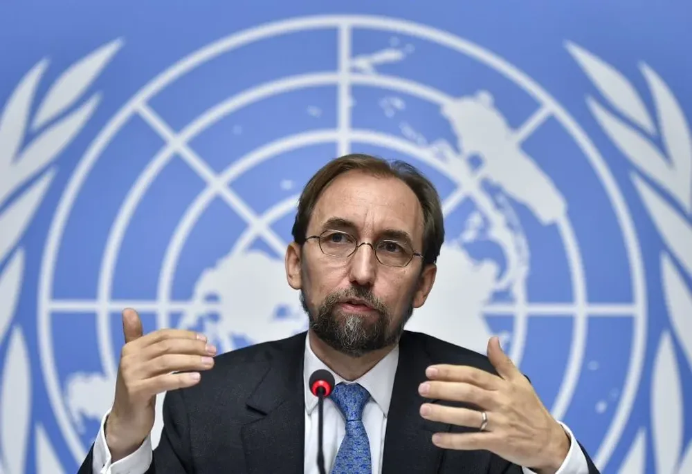 El alto comisionado para Derechos Humanos de la ONU, Zeid Raad Al Hussein