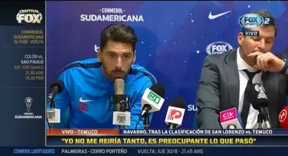 Navarro no se calló nada