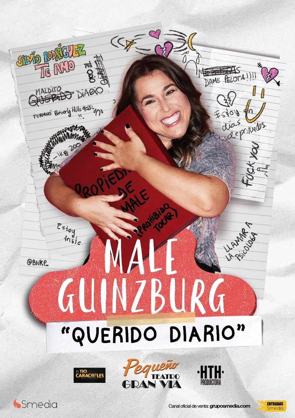 Malena Guinzburg abre su diario intimo en el teatro de Madrid