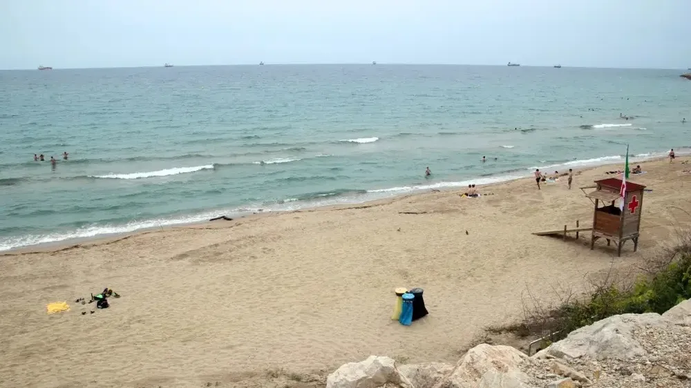 La playa del Miracle de Tarragona