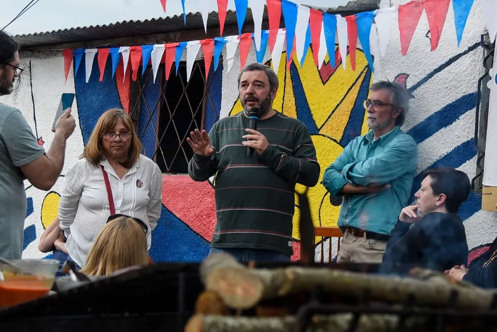 Archivo, Mario Bergara el día del Comité de Base