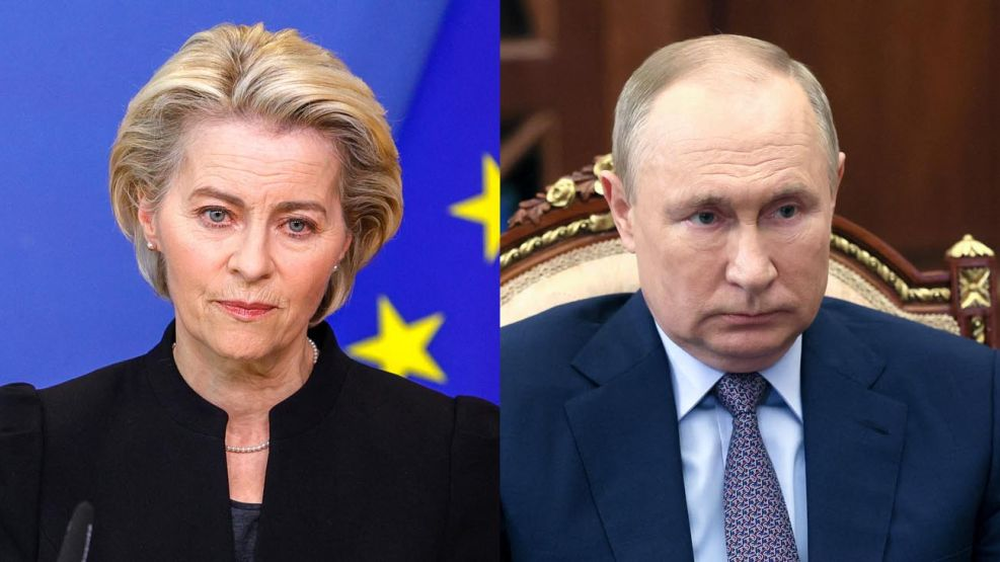Vladimir Putin y Úrsula von der Leyen