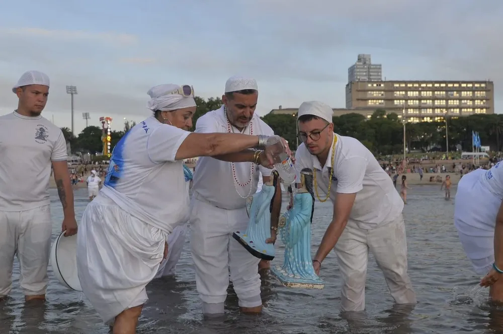 La playa Ramírez es uno de los lugares más concurridos en la celebración