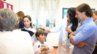 Escuela N.º 79 Aarón Anchorena celebró su centenario con la presencia de Lacalle Pou