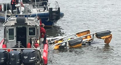 Un helicóptero se estrelló en Nueva York.