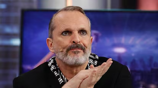 El artista español, Miguel Bosé.