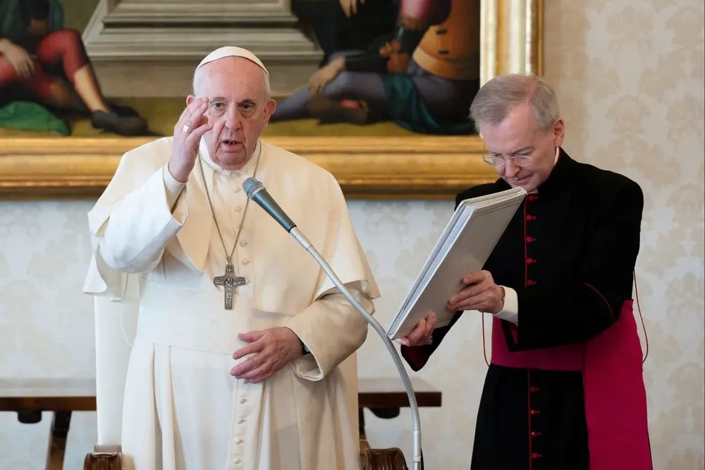 Papa Fracisco en el Vaticano