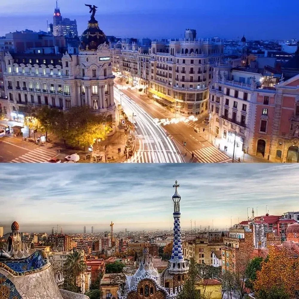Madrid y Barcelona