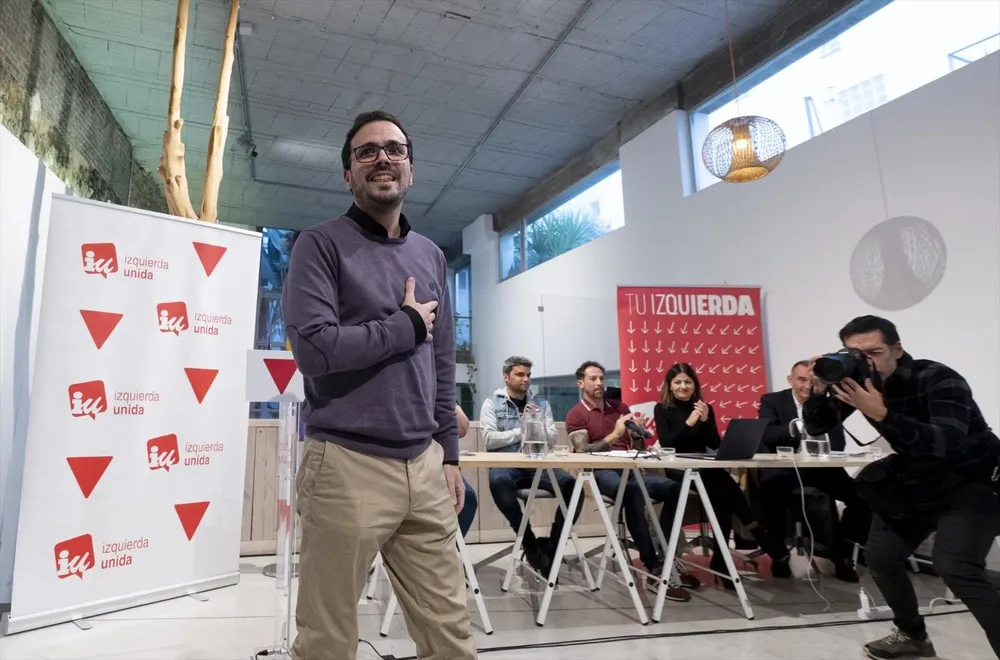 El ex ministro de Consumo y ex líder de IU, Alberto Garzón.