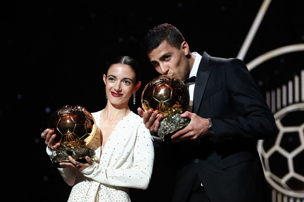 Los ganadores del Bal&oacute;n de Oro 2024.