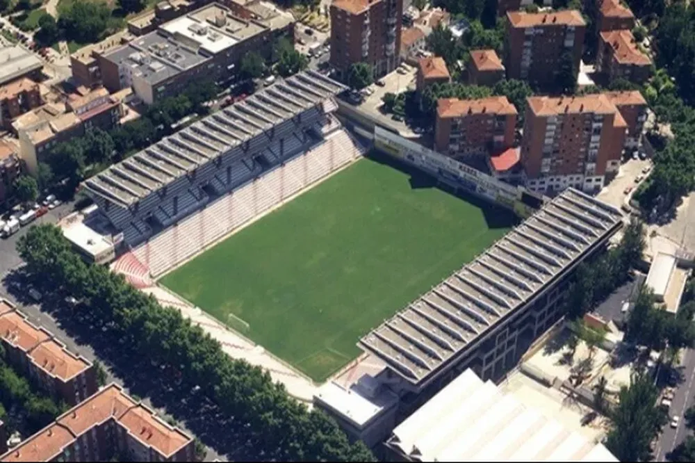 Campo de fútbol del Rayo Vallecano.
