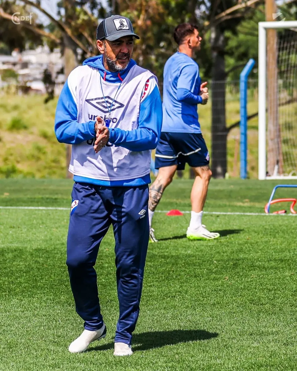 Álvaro Recoba comenzó a trabajar en Los Céspedes con el plantel de Nacional